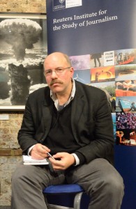 Dr Walter Armbrust at the Frontline Club. Photograph: Richard Nield