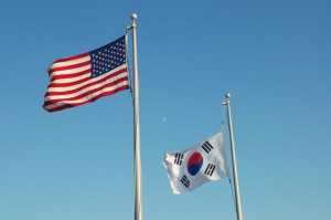 southkoreaandusflags